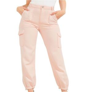 Cargo pants pink